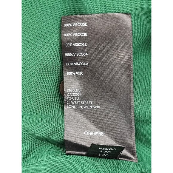 Maeve by Anthropologie Women's Green Long Sleeve Tiered Tunic Dress Size Small - Picture 5 of 12